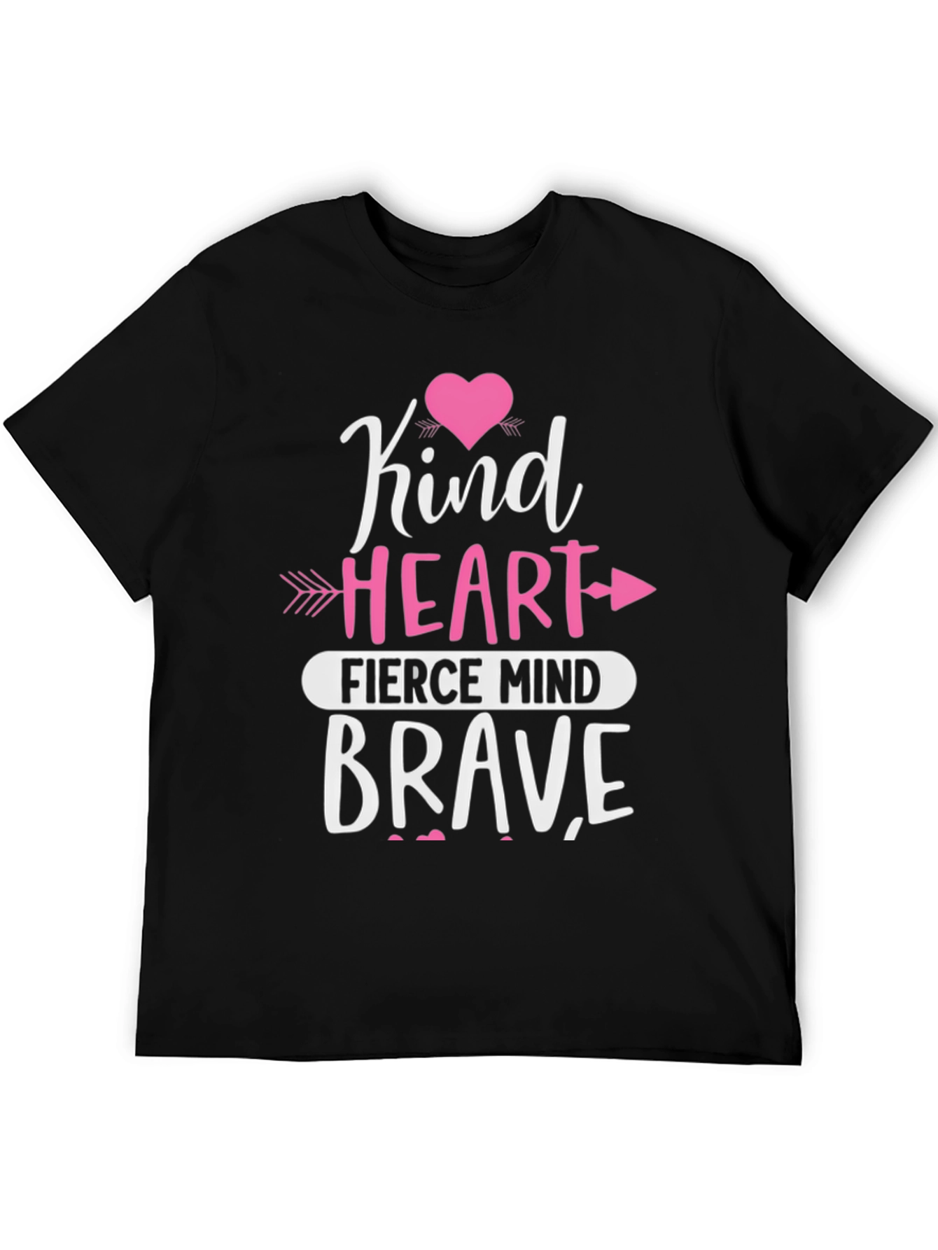 Kind Heart Fierce Mind Brave Graphic Tee