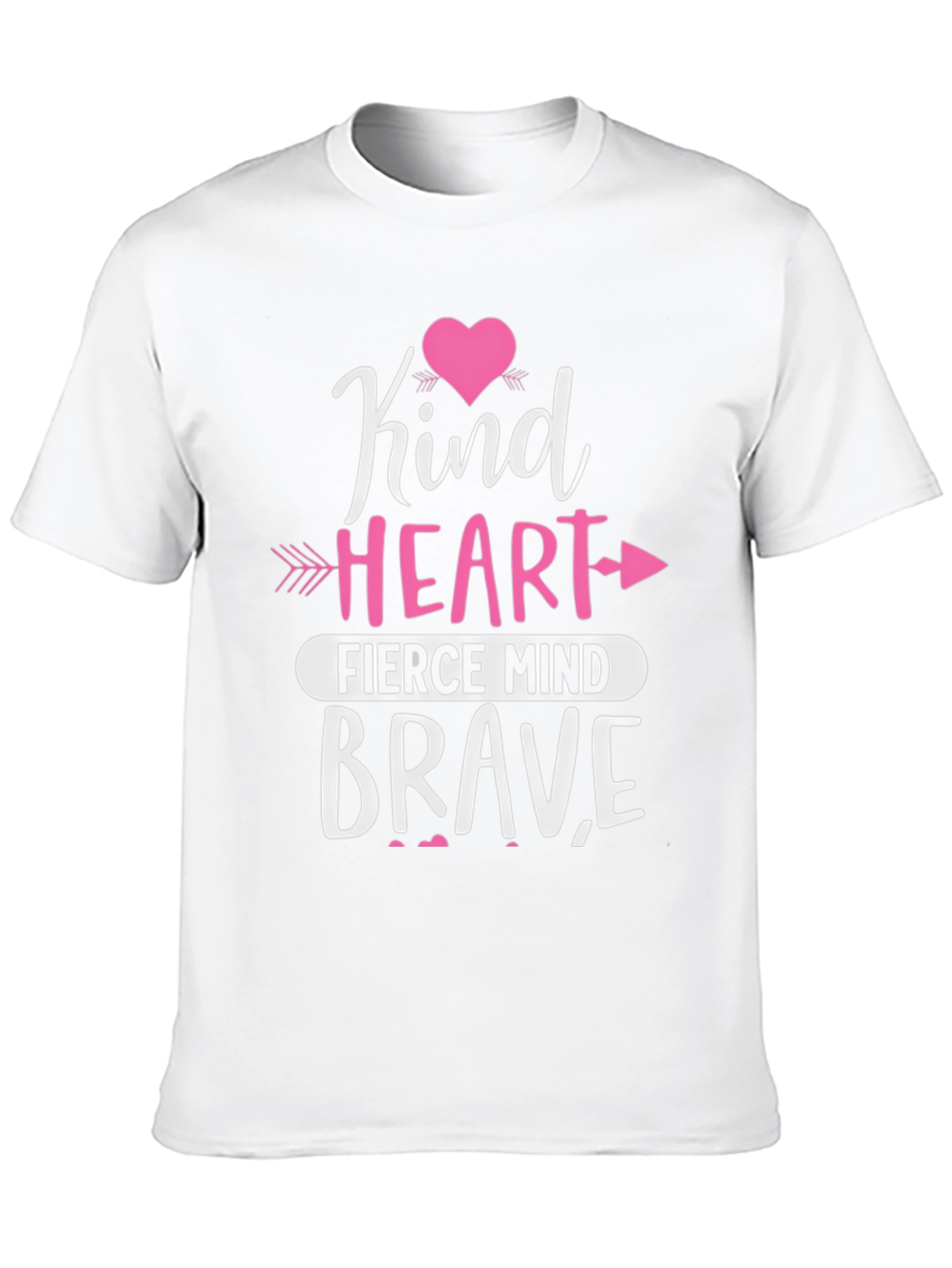 Kind Heart Fierce Mind Brave Graphic Tee