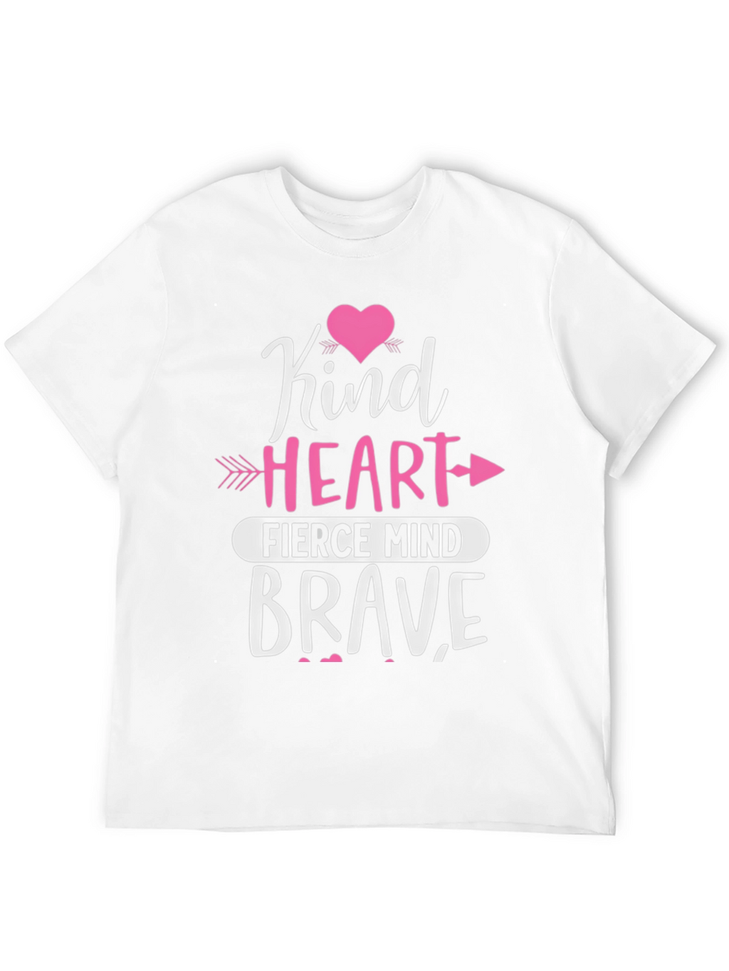 Kind Heart Fierce Mind Brave Graphic Tee