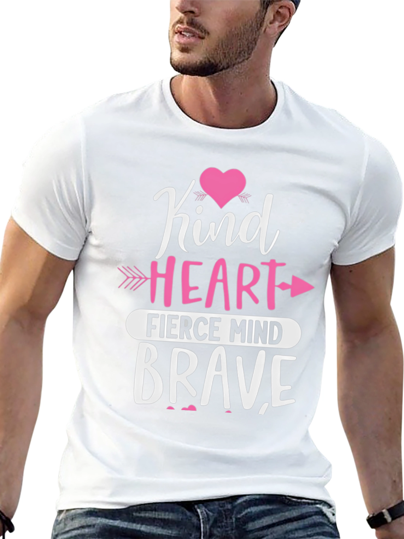 Kind Heart Fierce Mind Brave Graphic Tee