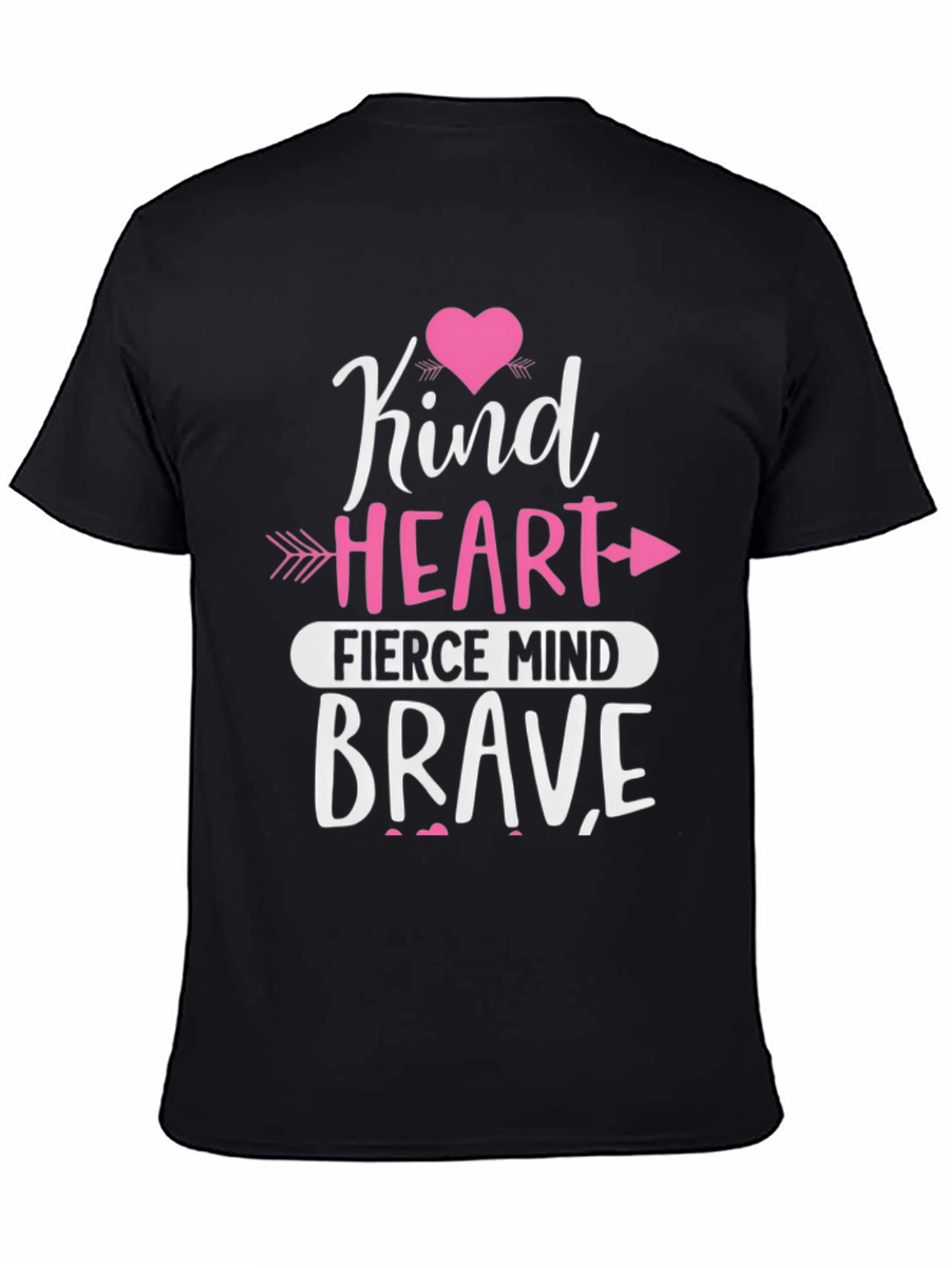 Kind Heart Fierce Mind Brave Graphic Tee