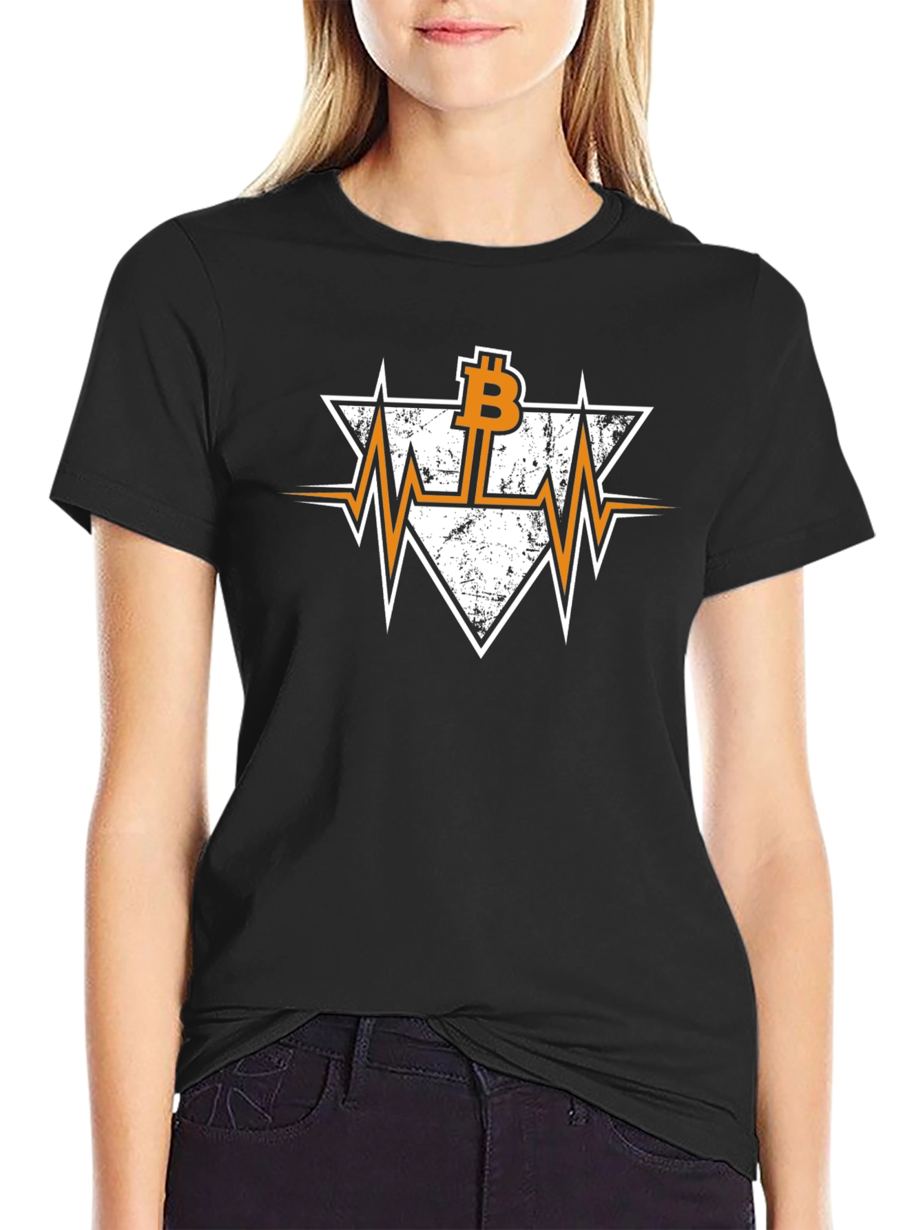 Bitcoin Heartbeat T-Shirt - Crypto Investor Tee
