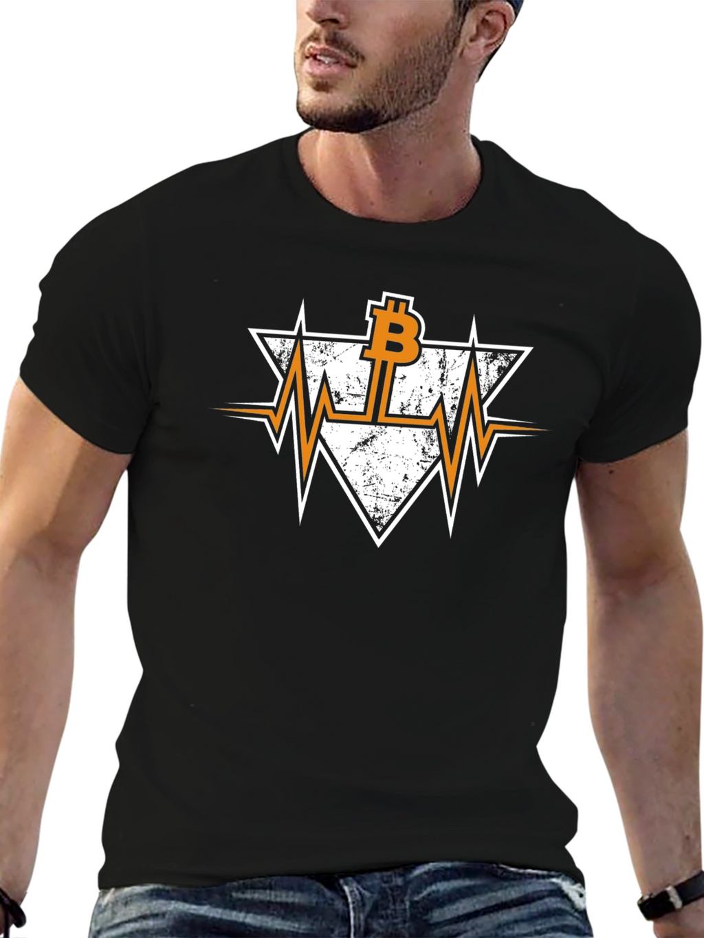 Bitcoin Heartbeat T-Shirt - Crypto Investor Tee