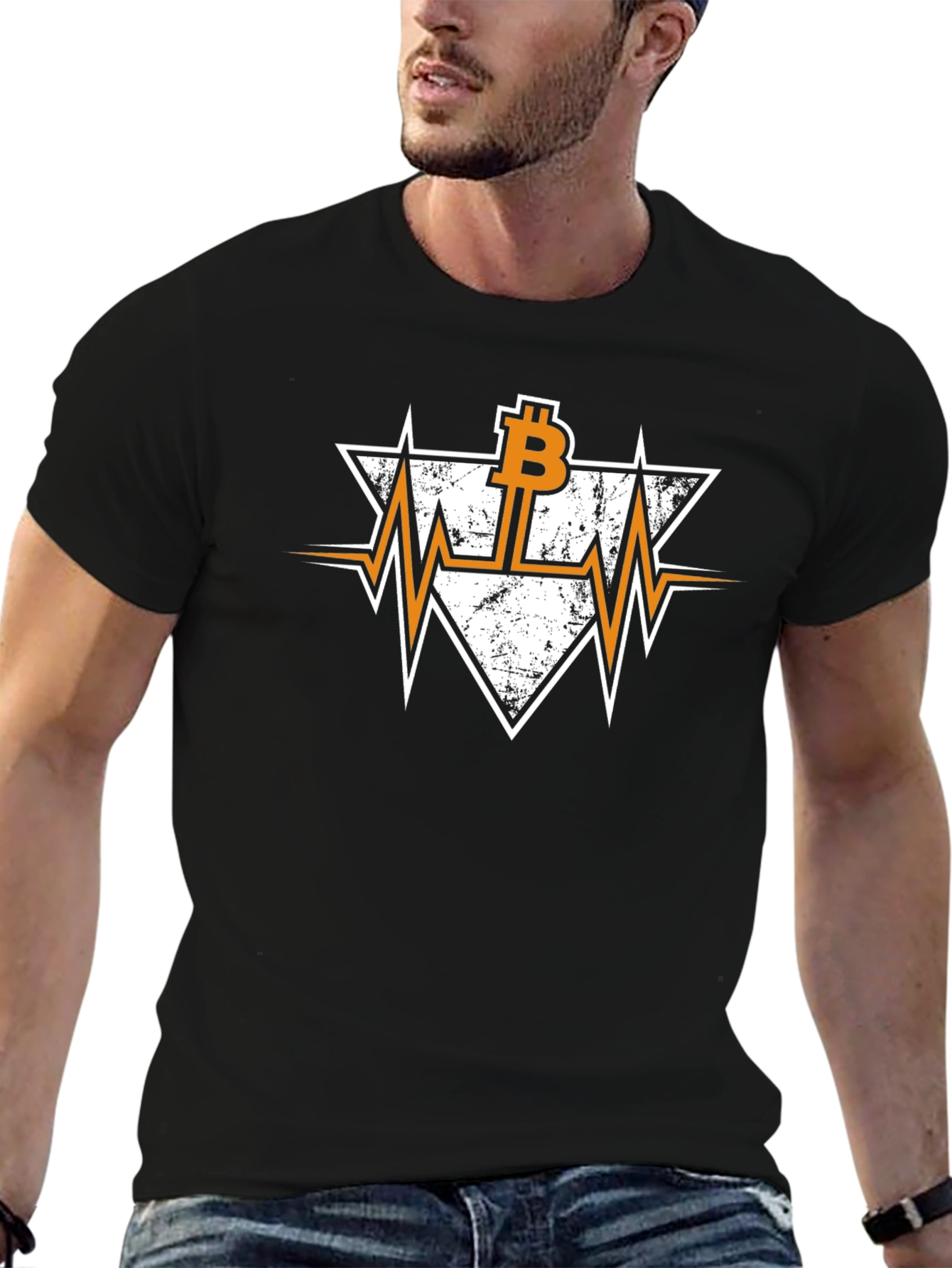 Bitcoin Heartbeat T-Shirt - Crypto Investor Tee