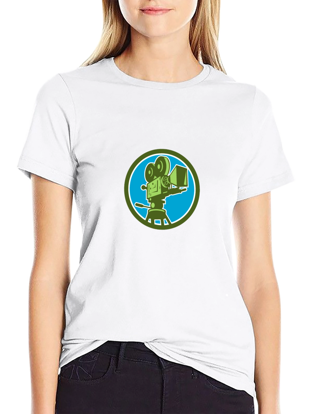Retro Movie Camera T-Shirt