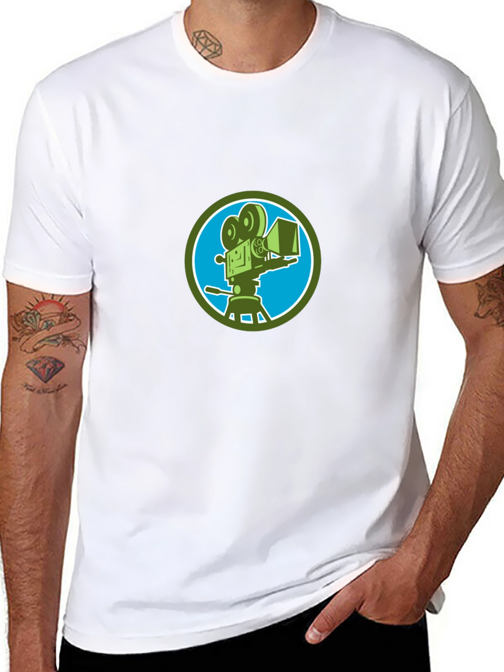 Retro Movie Camera T-Shirt