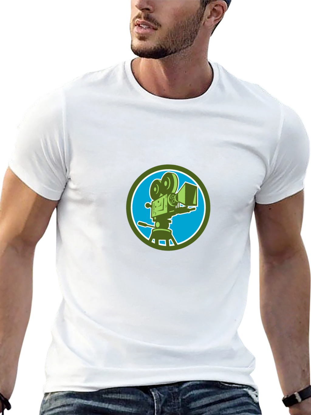Retro Movie Camera T-Shirt