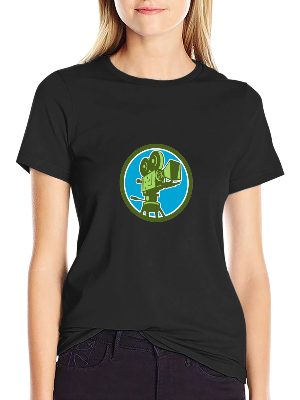 Retro Movie Camera T-Shirt