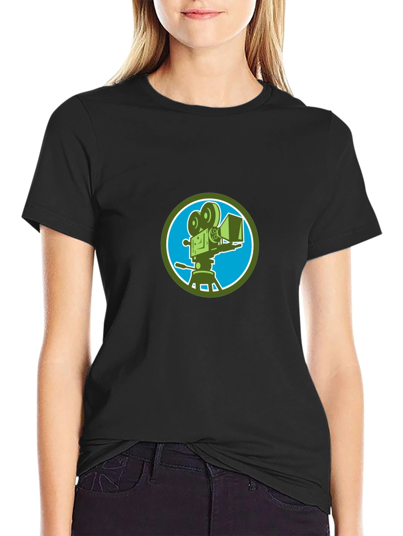 Retro Movie Camera T-Shirt