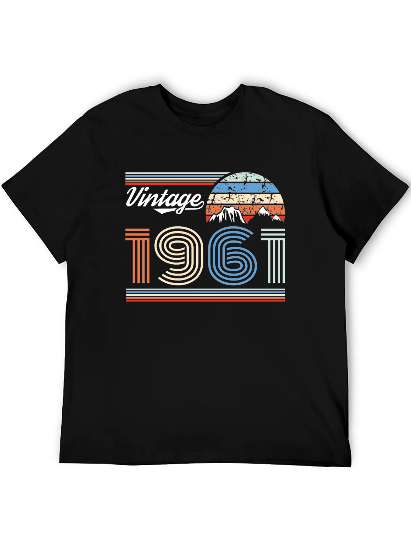 Vintage 1961 Graphic Tee - Retro Style T-Shirt