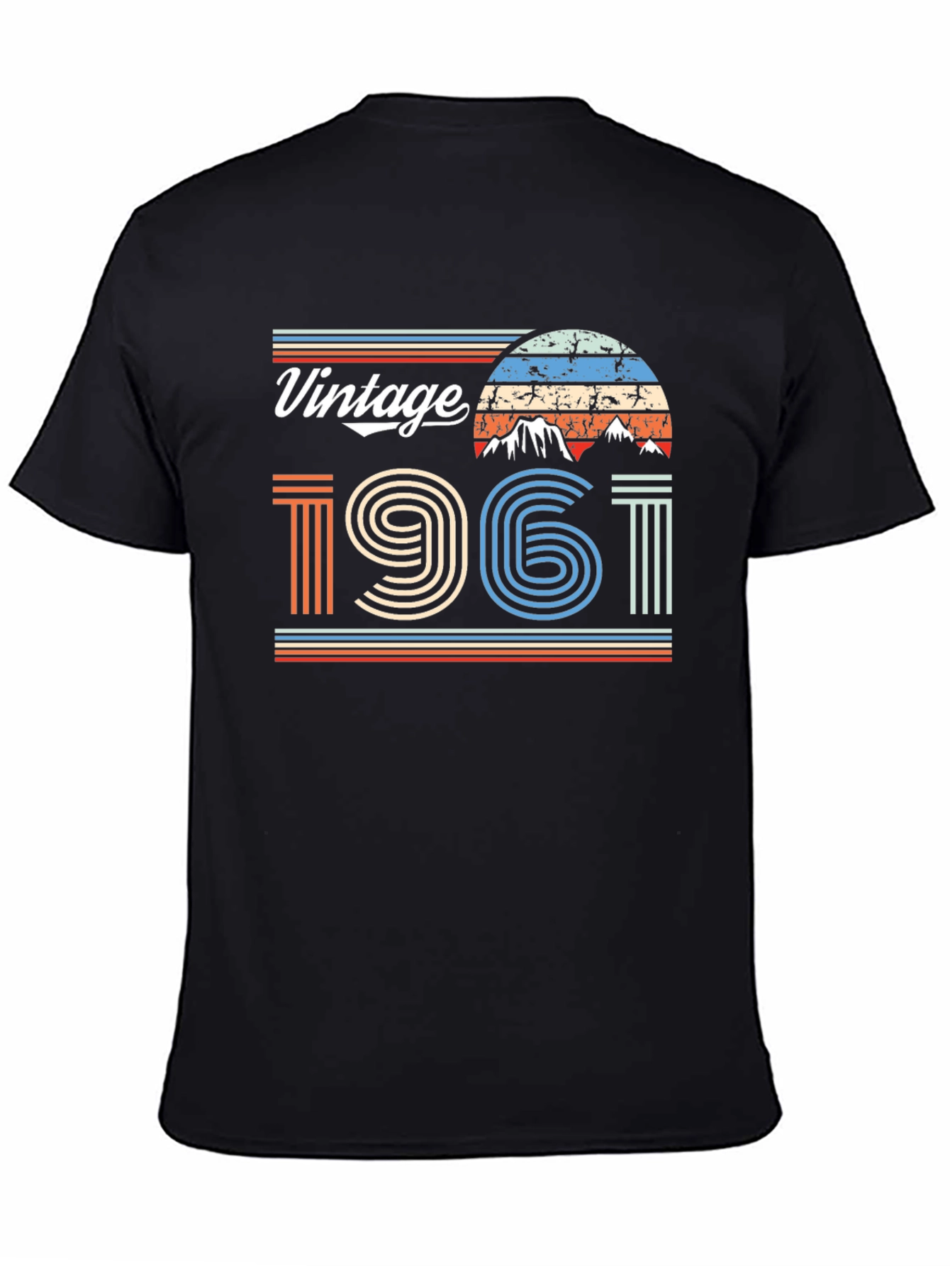 Vintage 1961 Graphic Tee - Retro Style T-Shirt