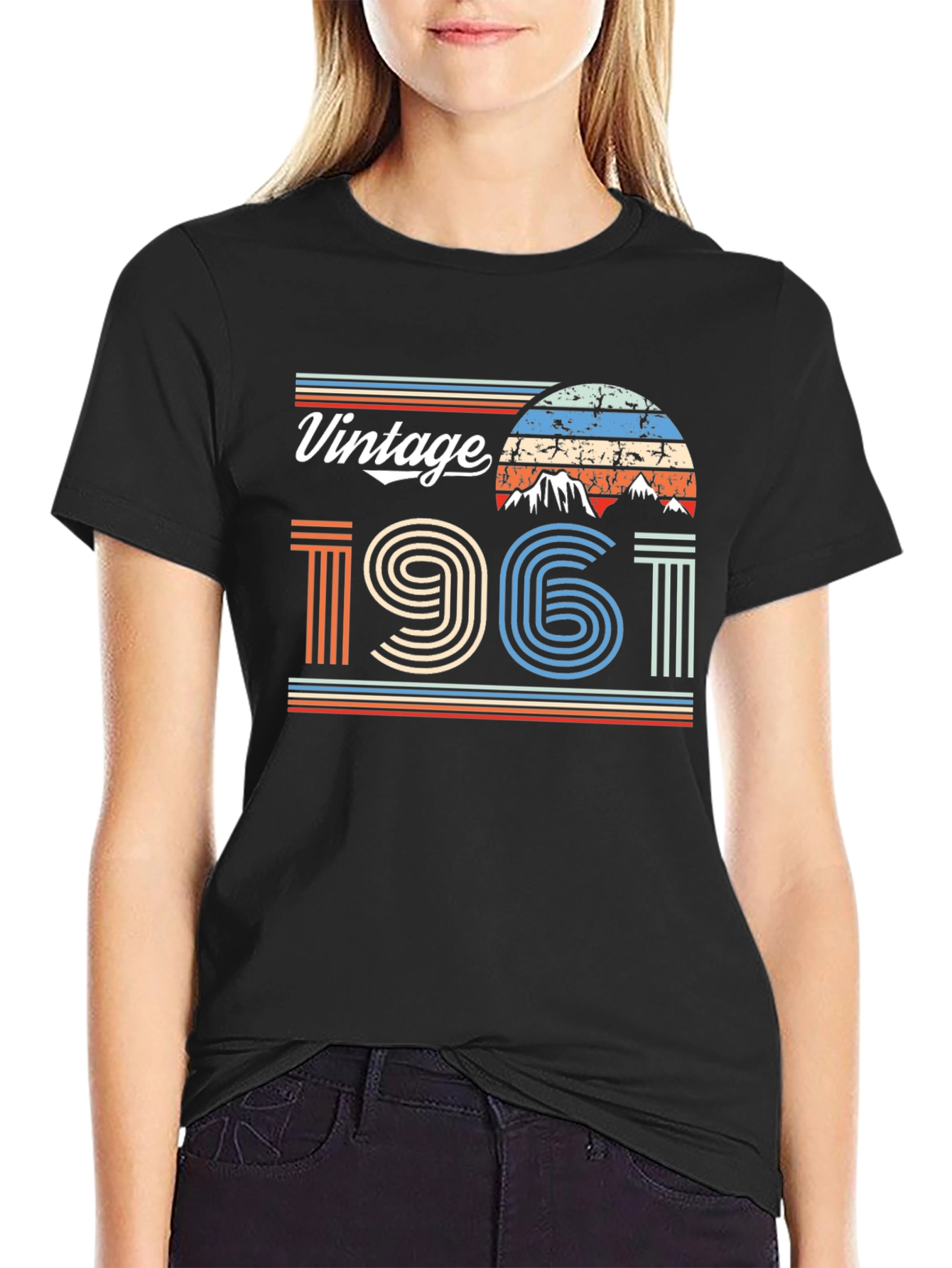 Vintage 1961 Graphic Tee - Retro Style T-Shirt