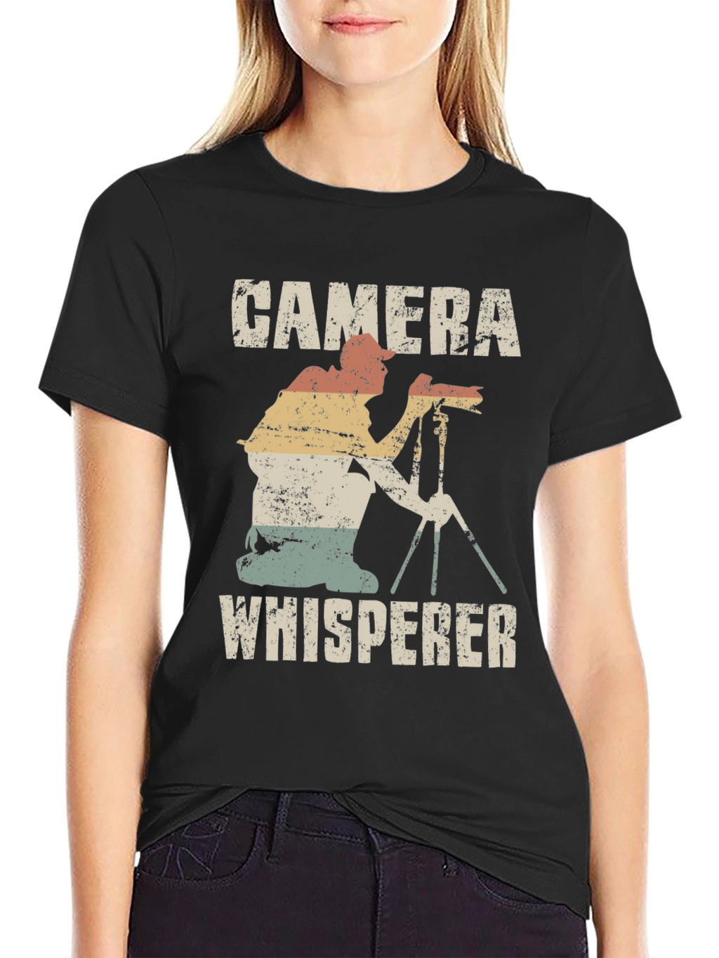 Camera Whisperer Graphic Tee Photography T-Shirt