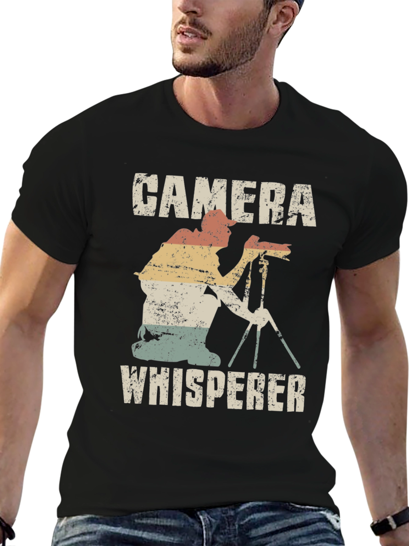 Camera Whisperer Graphic Tee Photography T-Shirt