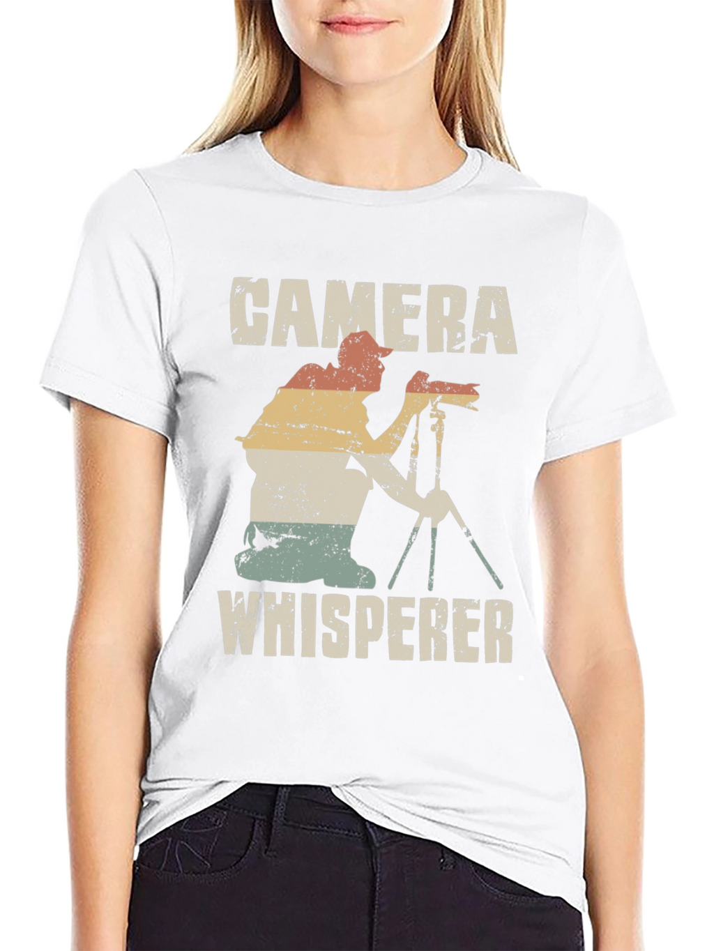 Camera Whisperer Graphic Tee Photography T-Shirt