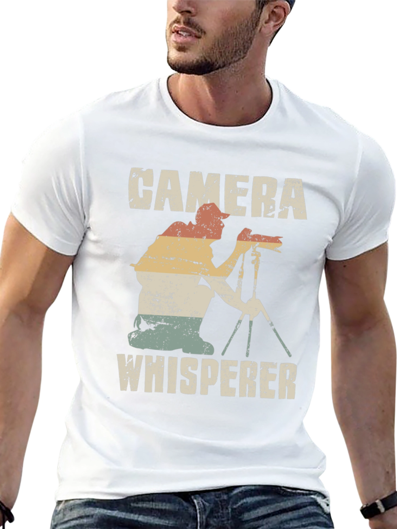Camera Whisperer Graphic Tee Photography T-Shirt