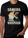 Camera Whisperer Graphic Tee Photography T-Shirt