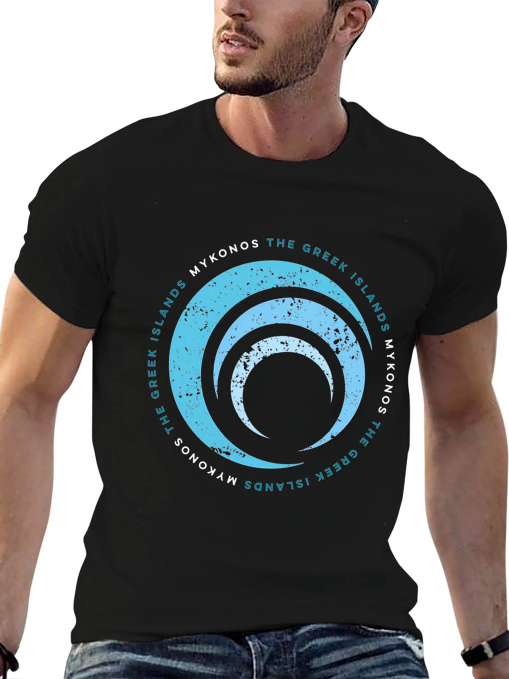 Mykonos Greek Islands Graphic T-Shirt