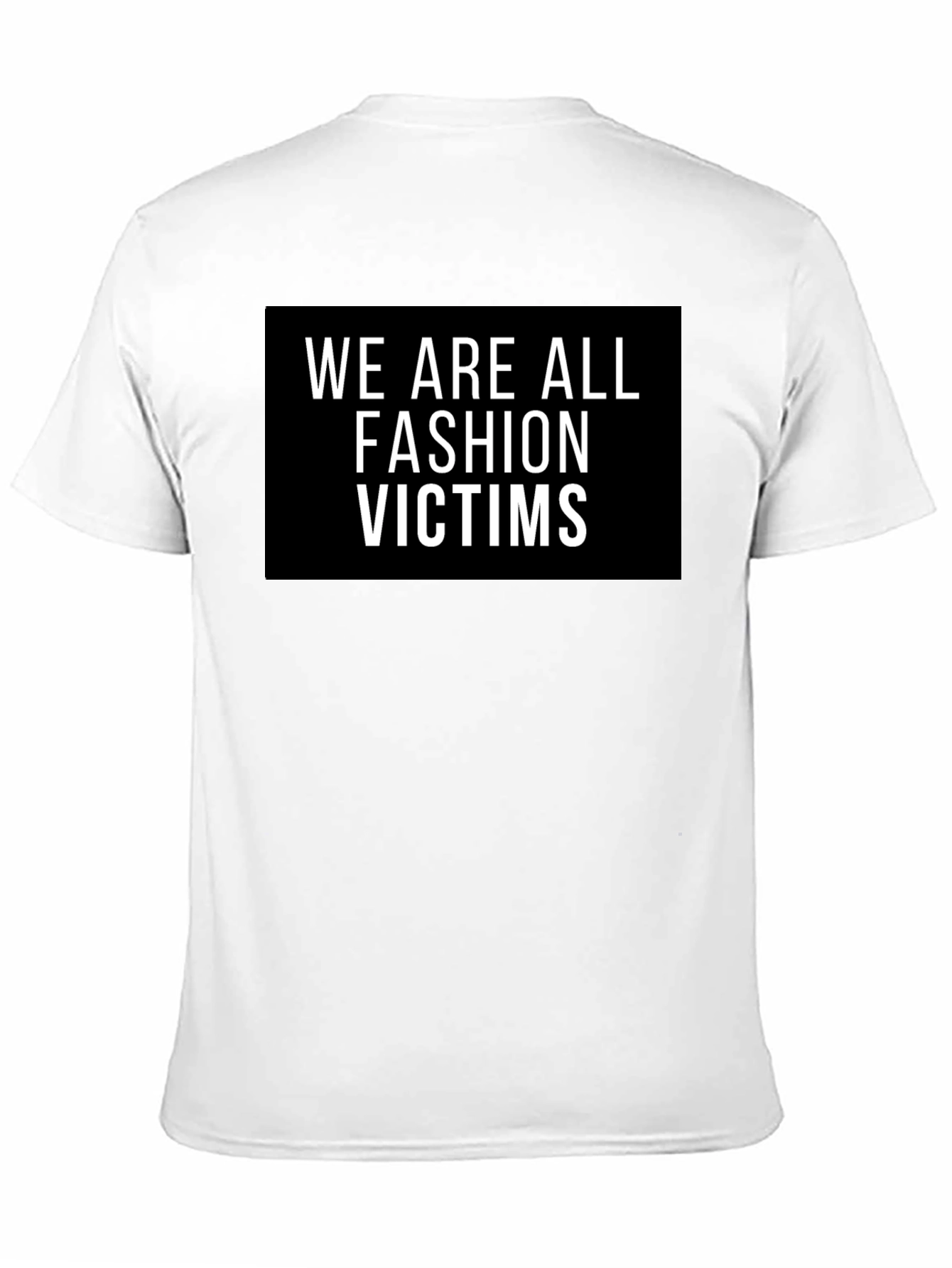 Fashion Victims Black Graphic T-Shirt