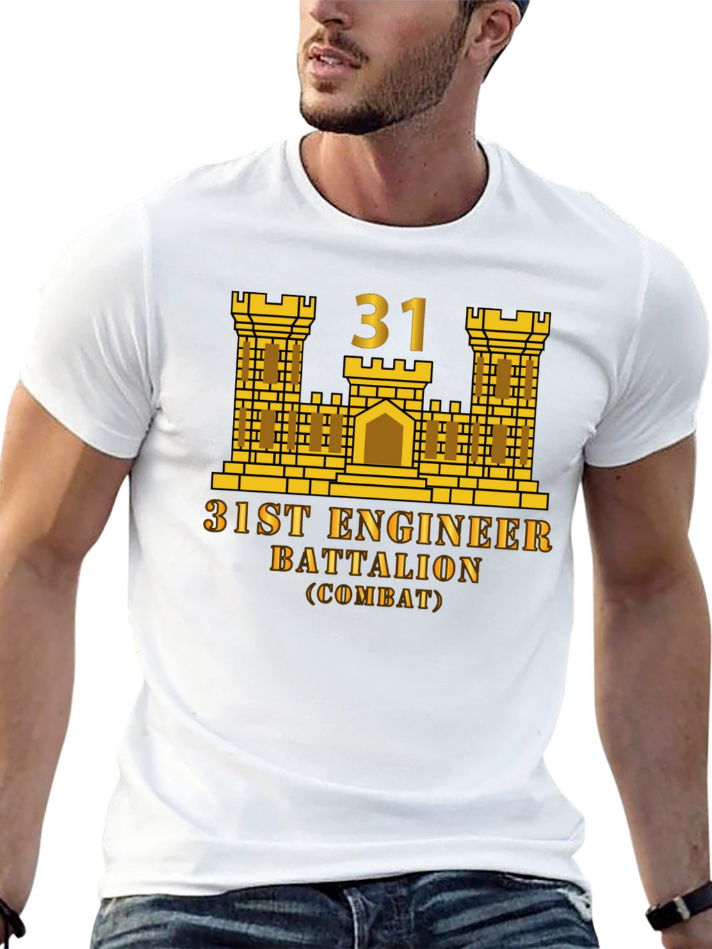 31st Engineer Battalion T-Shirt - Combat Unit Pride