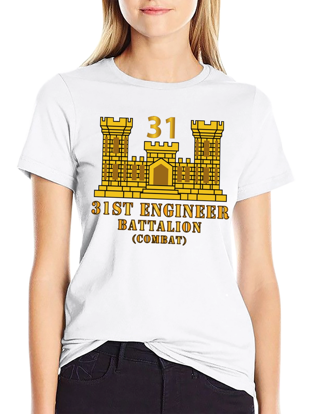 31st Engineer Battalion T-Shirt - Combat Unit Pride
