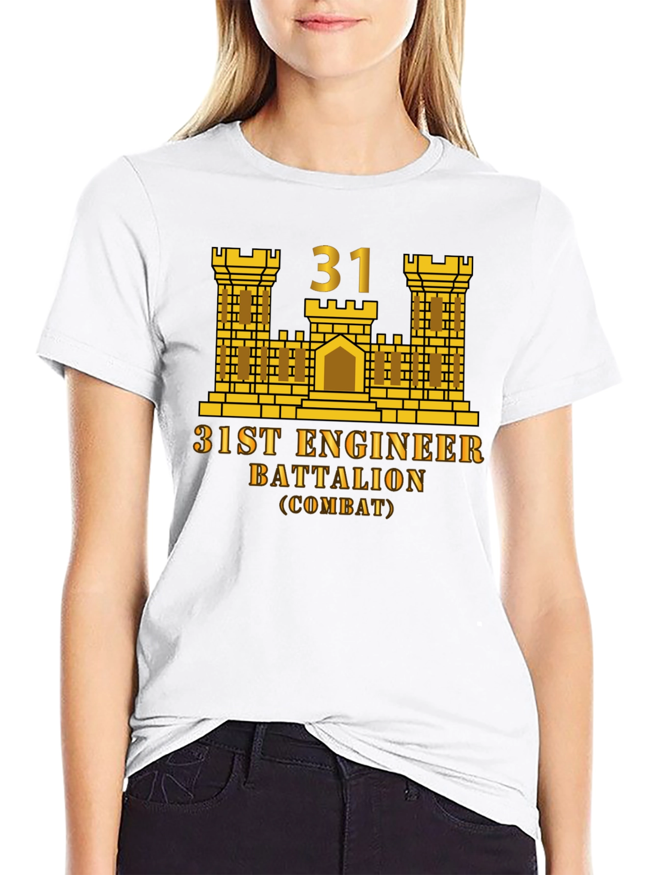 31st Engineer Battalion T-Shirt - Combat Unit Pride