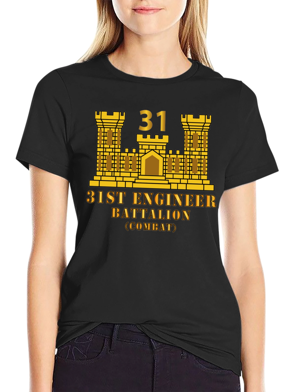 31st Engineer Battalion T-Shirt - Combat Unit Pride