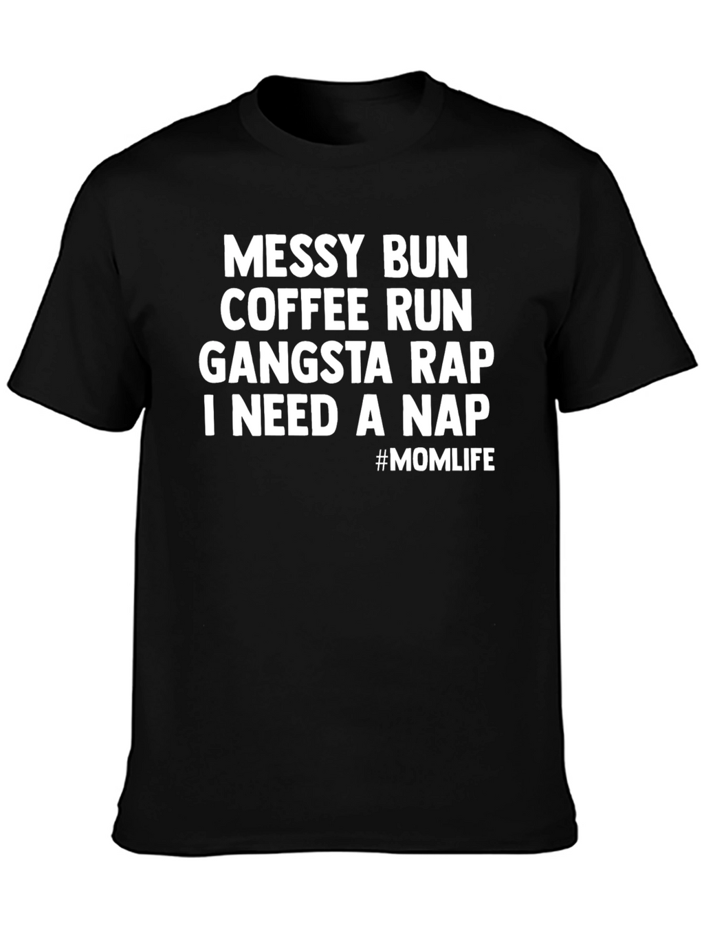 Messy Bun Momlife Graphic Tee