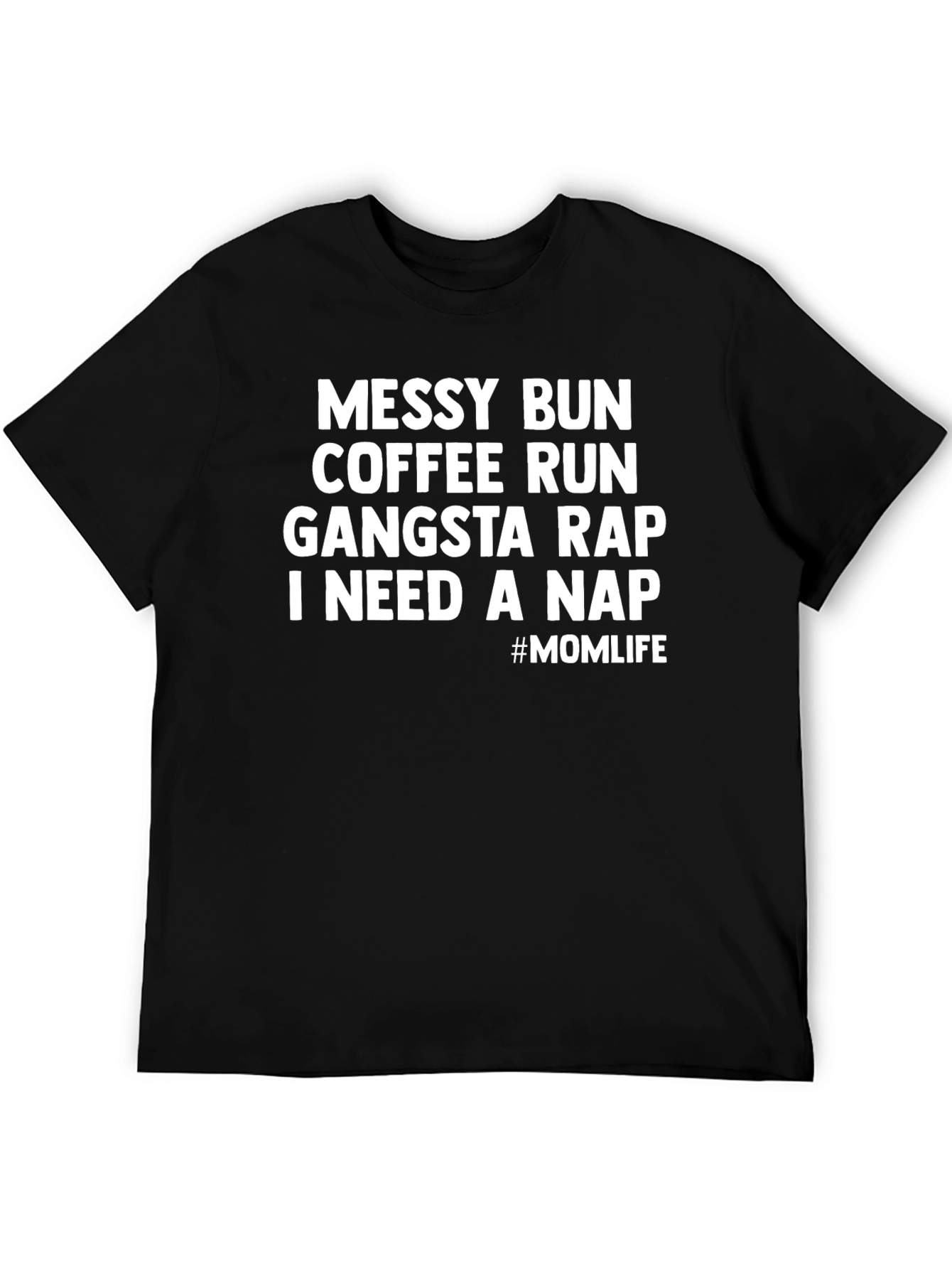 Messy Bun Momlife Graphic Tee