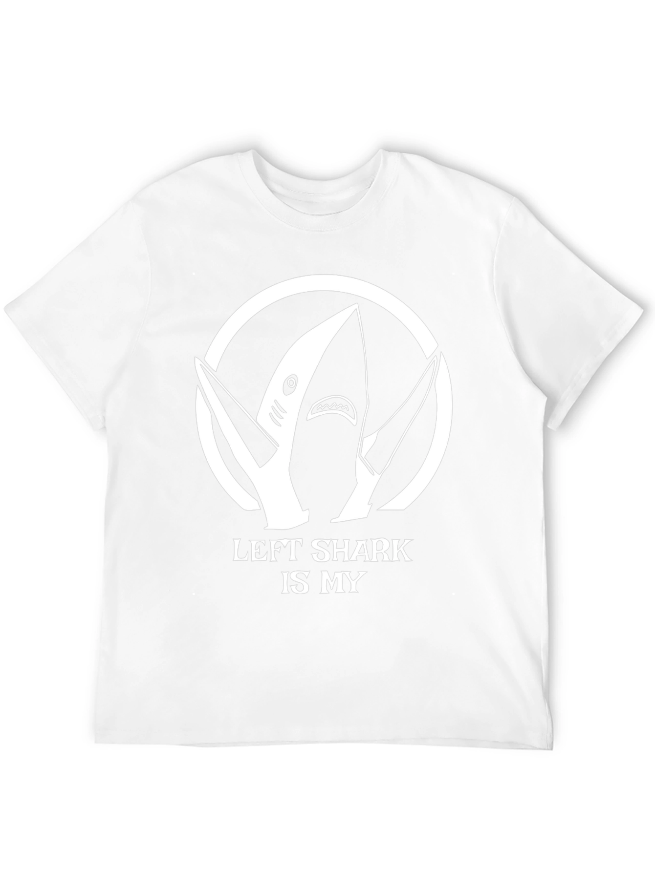 Left Shark T-Shirt - Funny Shark Design