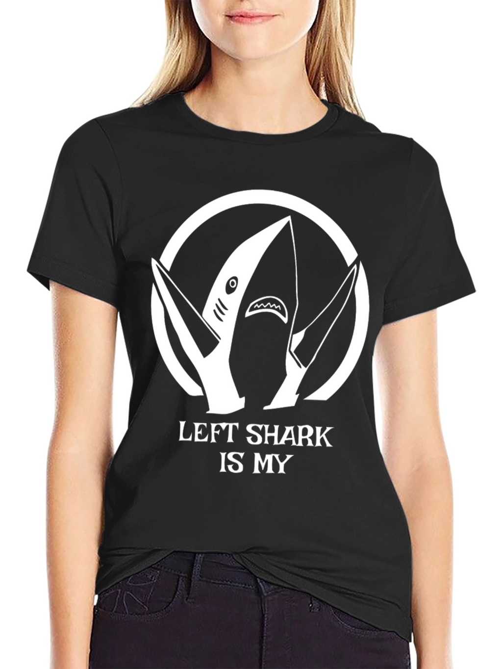 Left Shark T-Shirt - Funny Shark Design