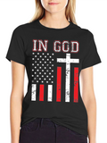In God T-Shirt - Patriotic Christian Tee