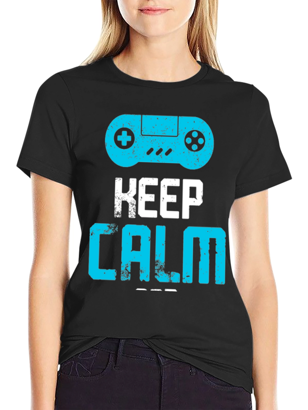 Keep Calm and Game On T-Shirt - Gamer Tee
