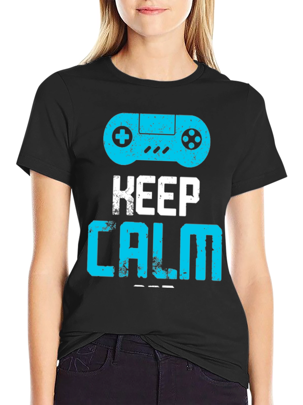 Keep Calm and Game On T-Shirt - Gamer Tee