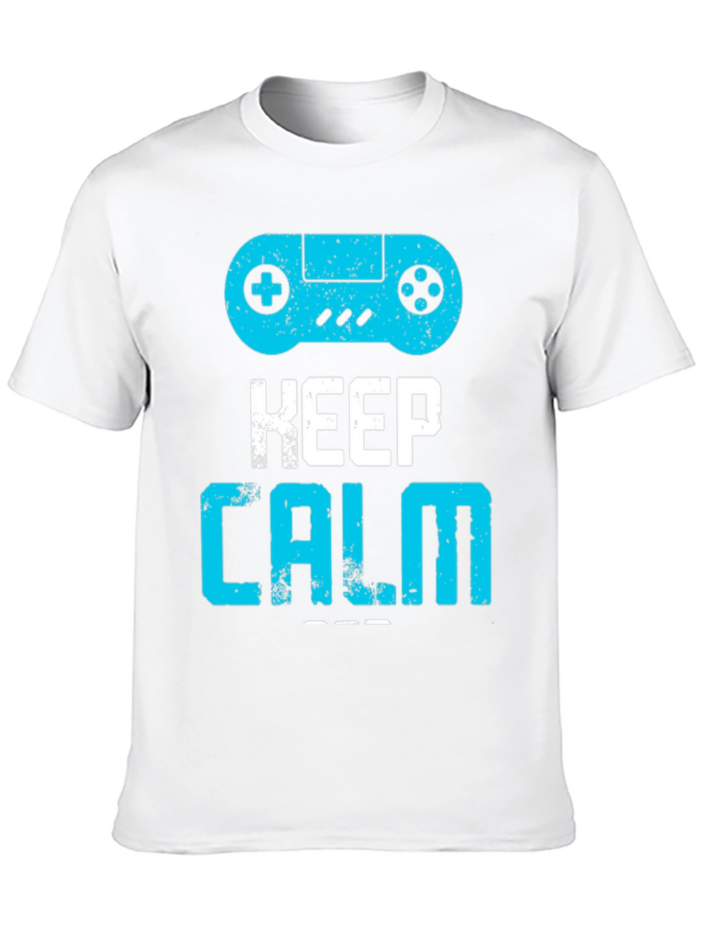 Keep Calm and Game On T-Shirt - Gamer Tee