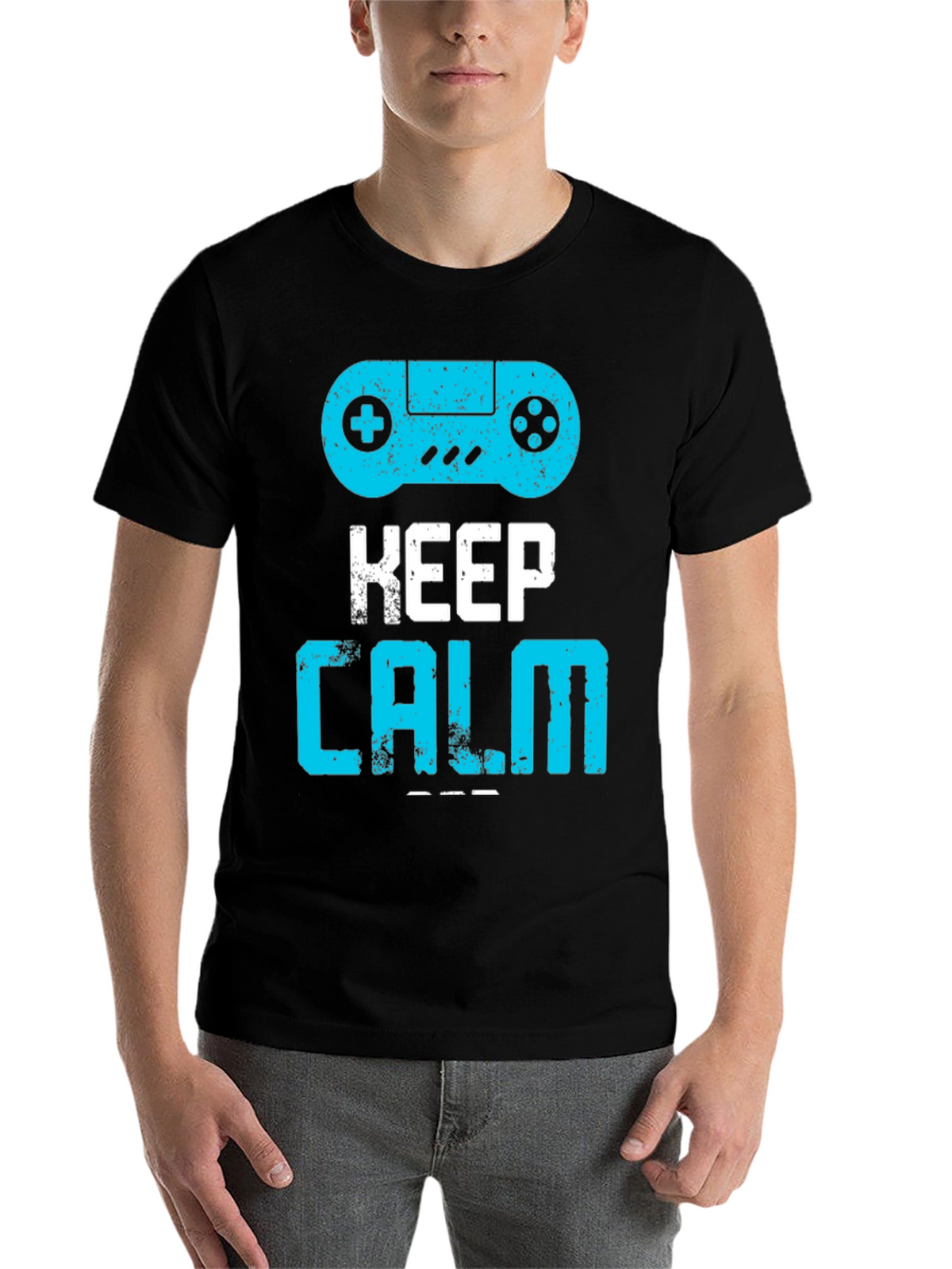 Keep Calm and Game On T-Shirt - Gamer Tee