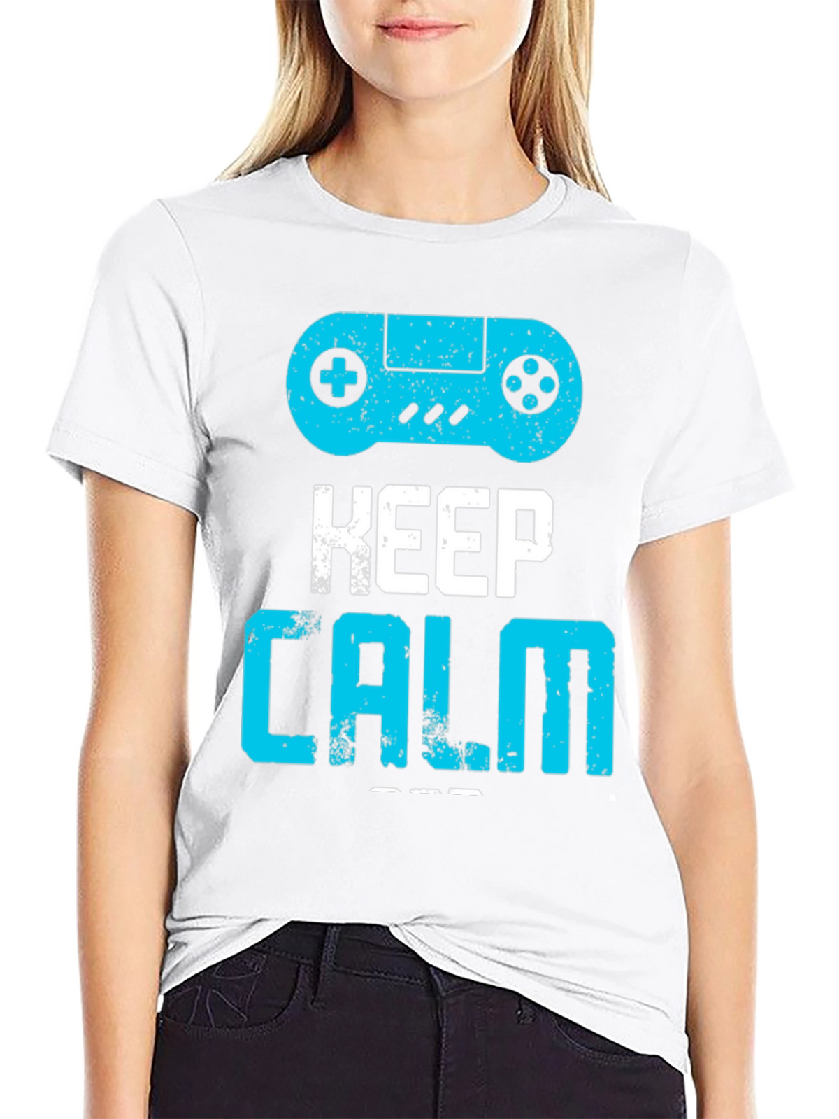 Keep Calm and Game On T-Shirt - Gamer Tee