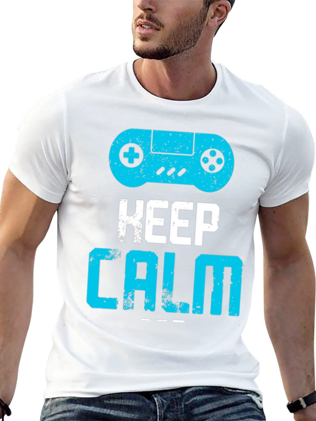 Keep Calm and Game On T-Shirt - Gamer Tee