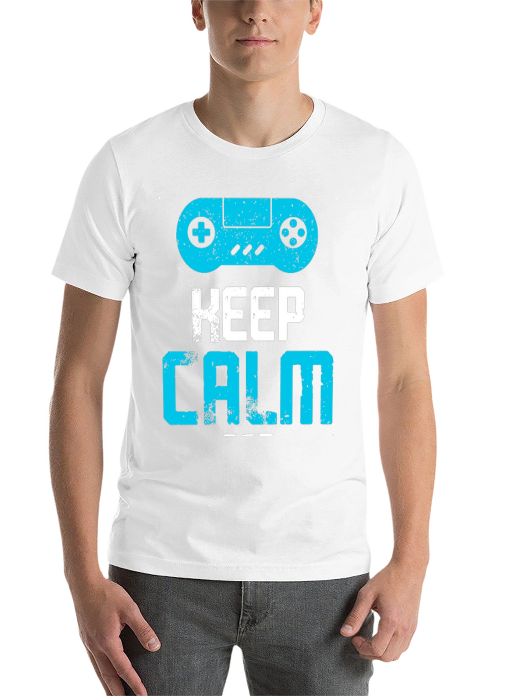 Keep Calm and Game On T-Shirt - Gamer Tee