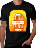 Sun and Fun Graphic Tee - Summer Vibes