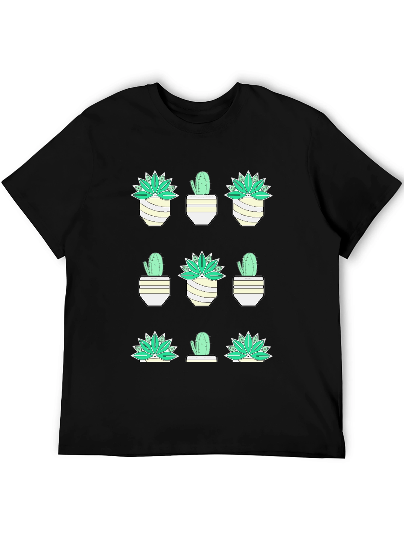 Cactus Plant Graphic Tee - Trendy Desert Style