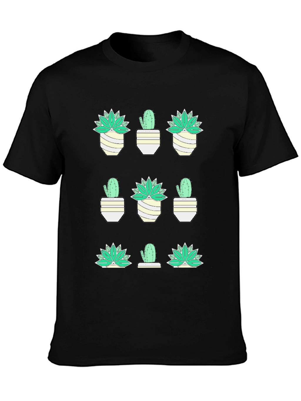 Cactus Plant Graphic Tee - Trendy Desert Style