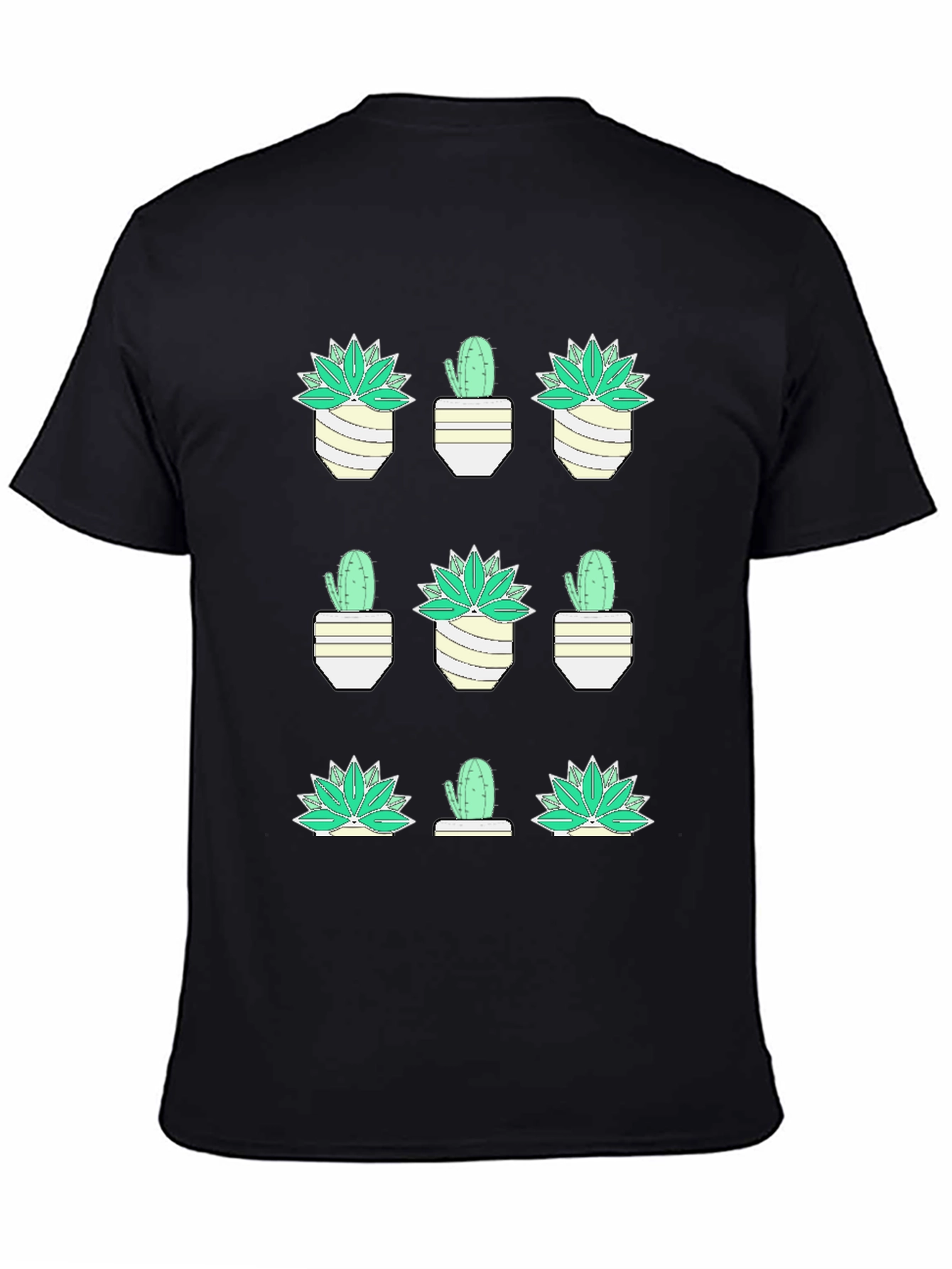 Cactus Plant Graphic Tee - Trendy Desert Style
