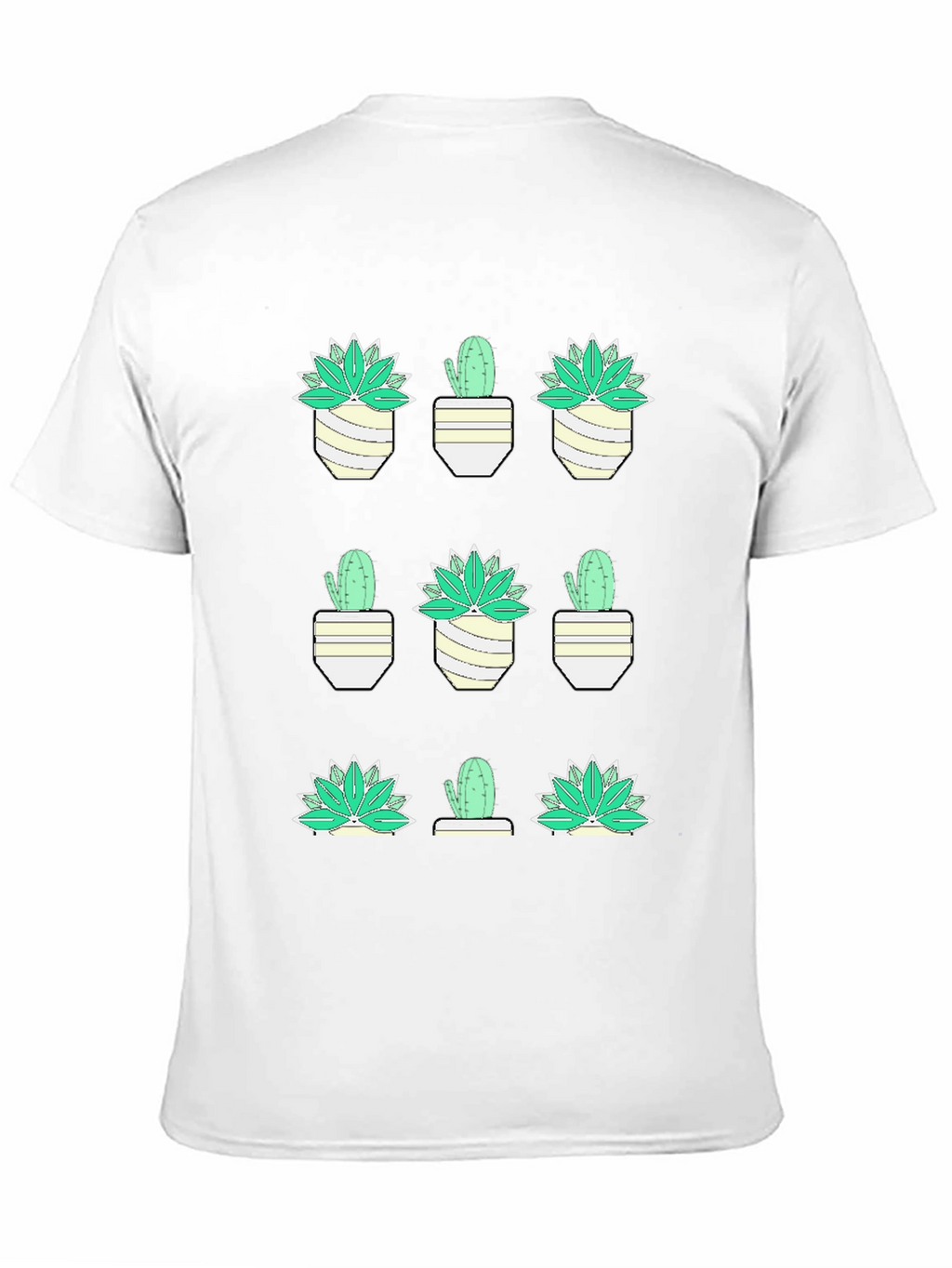 Cactus Plant Graphic Tee - Trendy Desert Style