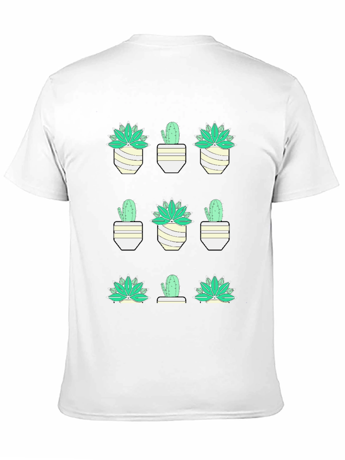 Cactus Plant Graphic Tee - Trendy Desert Style