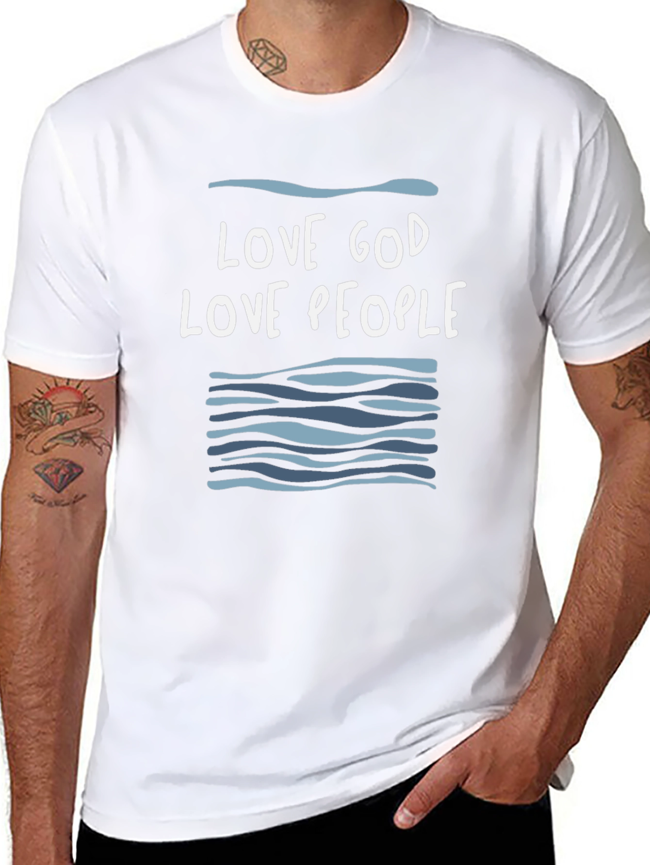 Love God Love People Graphic Tee