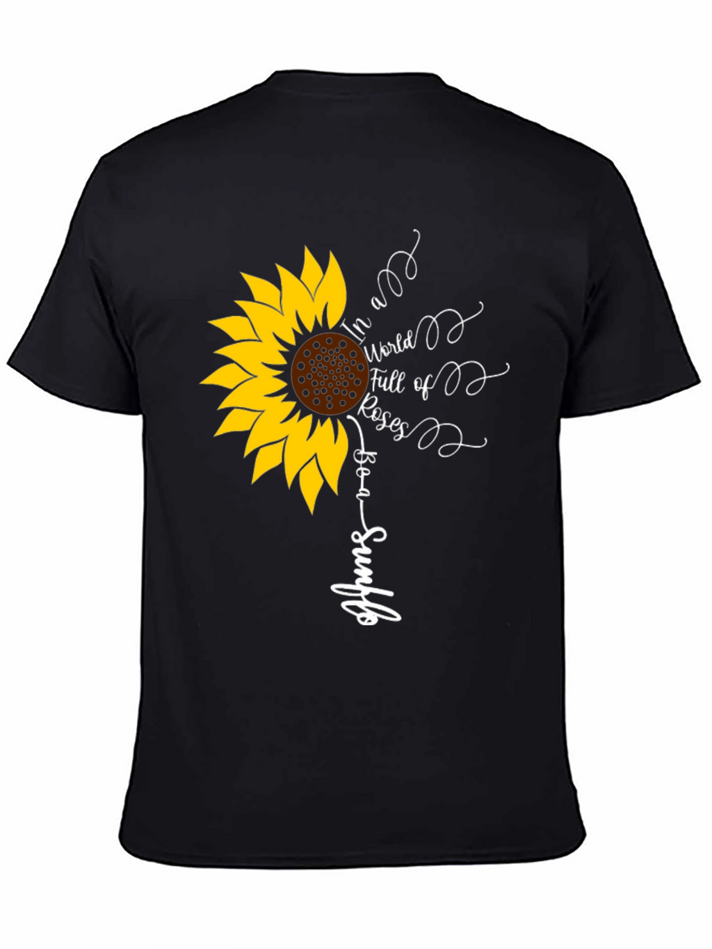 Sunflower Graphic Tee - Be a Sunflower