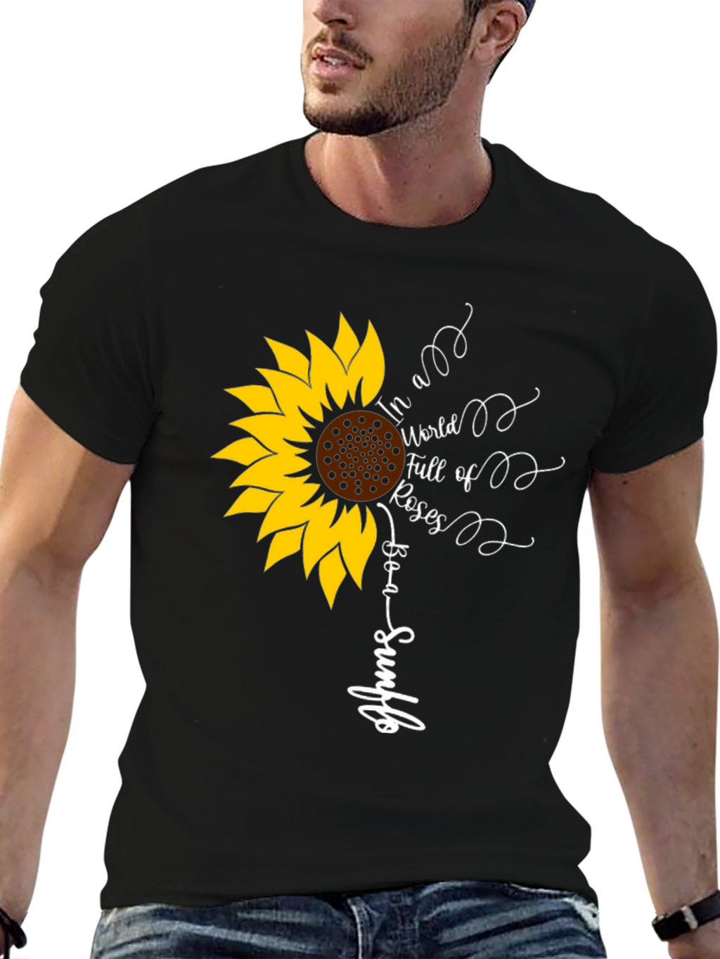 Sunflower Graphic Tee - Be a Sunflower