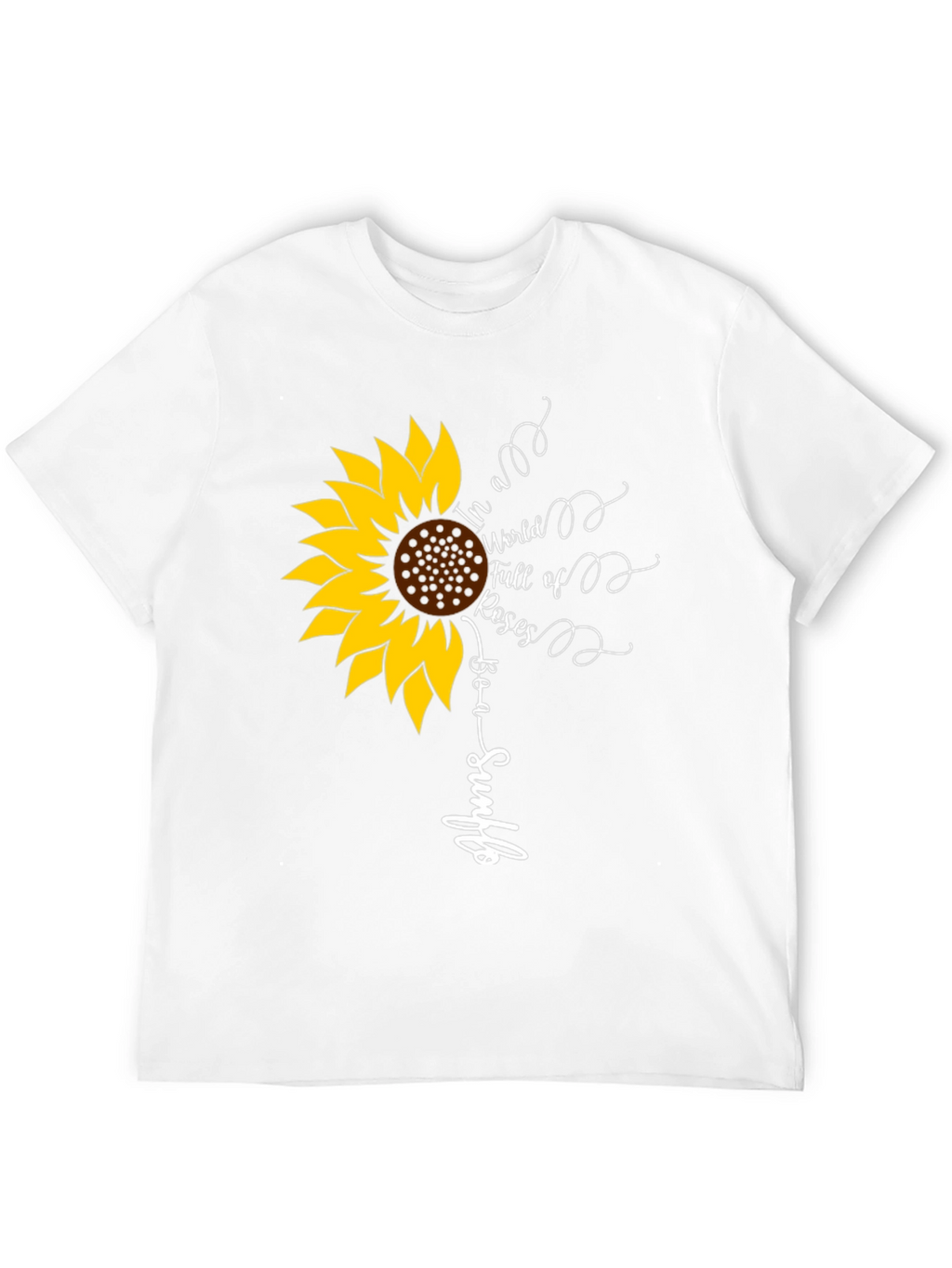 Sunflower Graphic Tee - Be a Sunflower