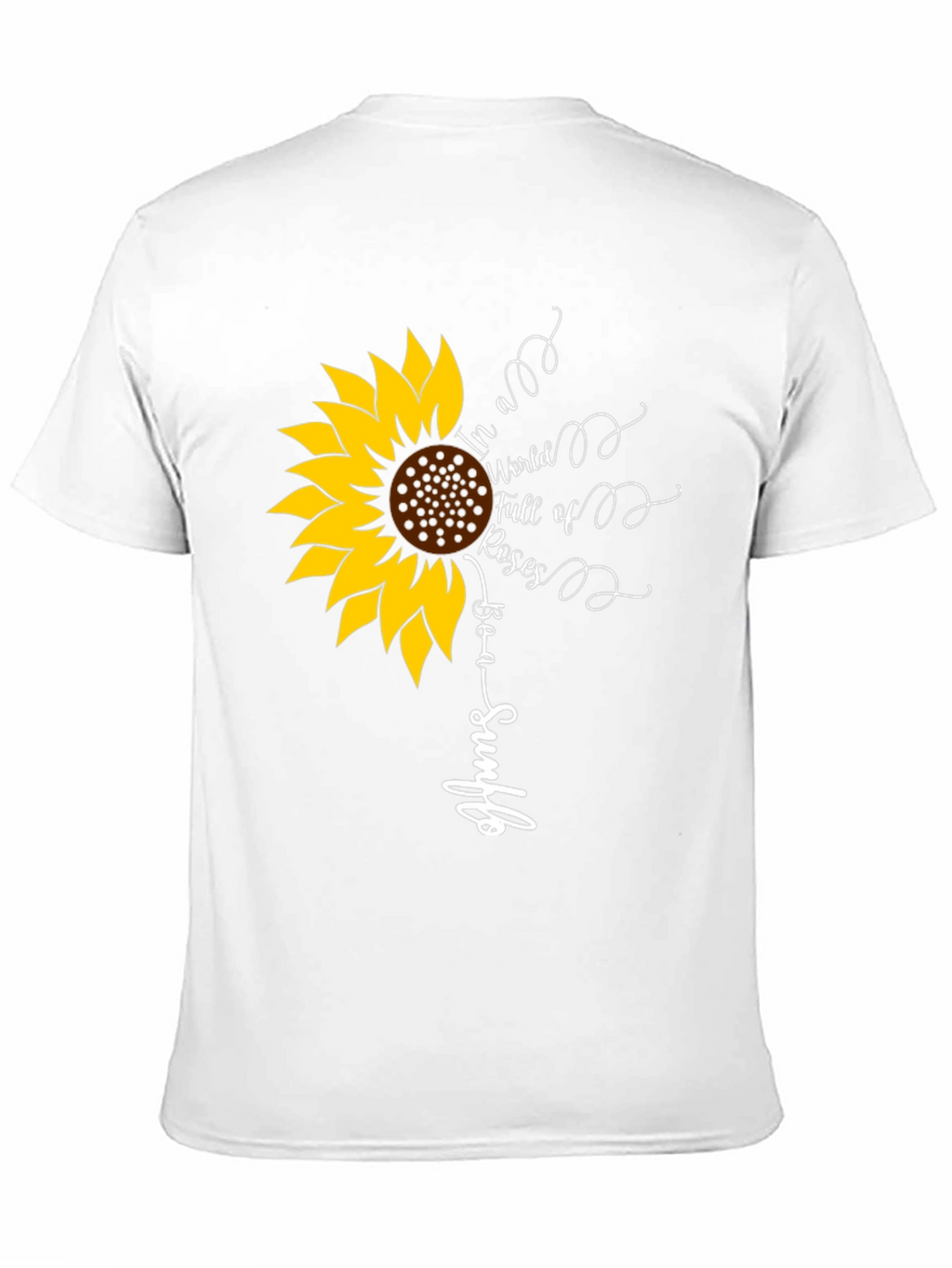Sunflower Graphic Tee - Be a Sunflower